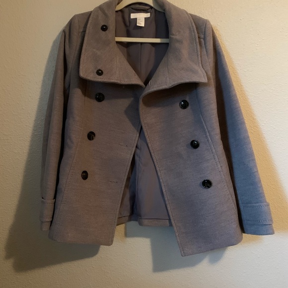 Grey pea coat - Picture 2 of 10